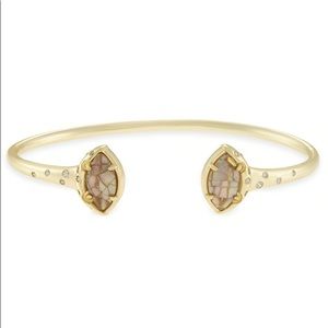 Kendra Scott Laura bracelet brown crackle pearl